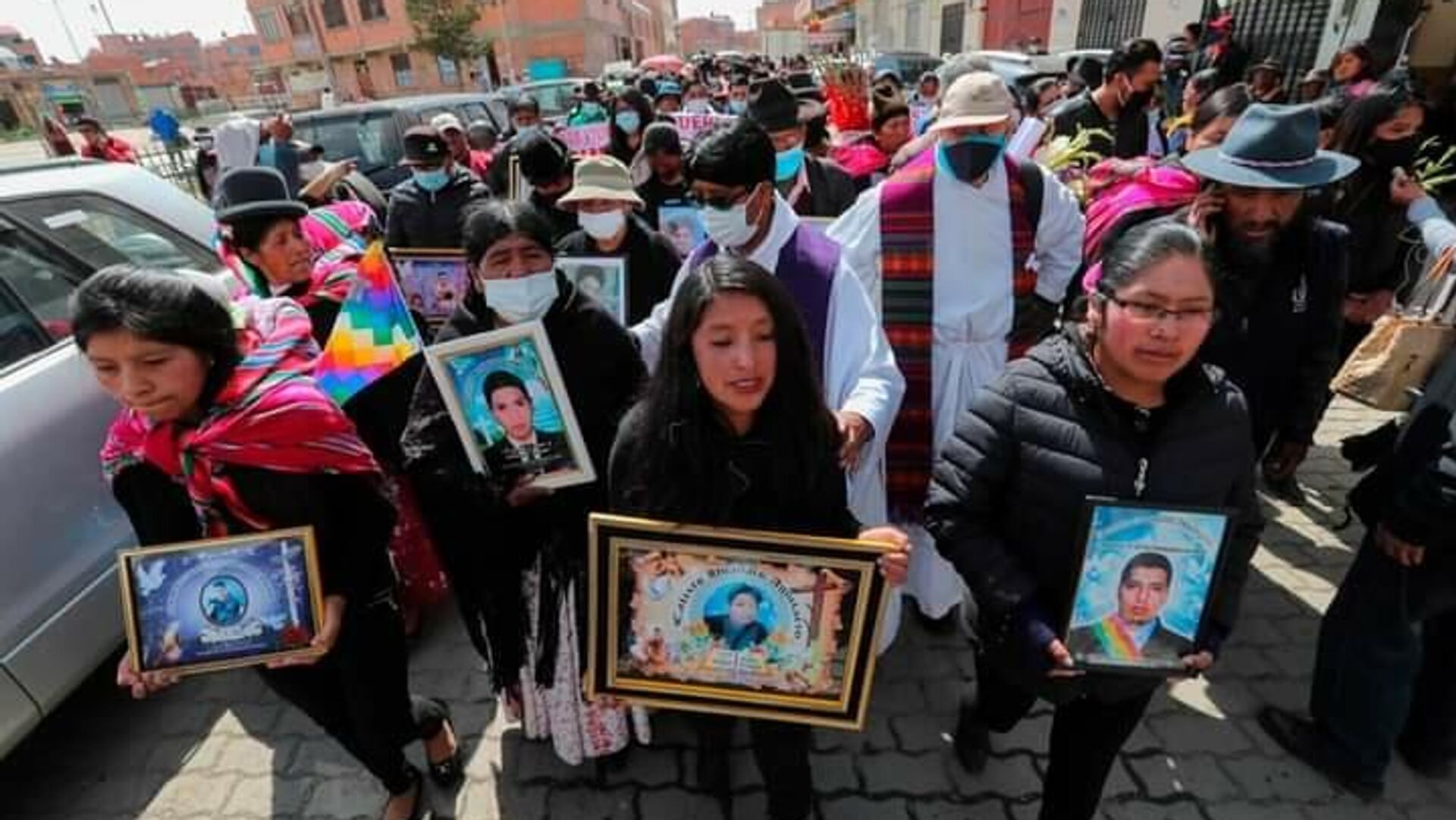 Familiares de víctimas de la masacre de Senkata Familiares de víctimas de la masacre de Senkata - Sputnik Mundo, 1920, 05.08.2021