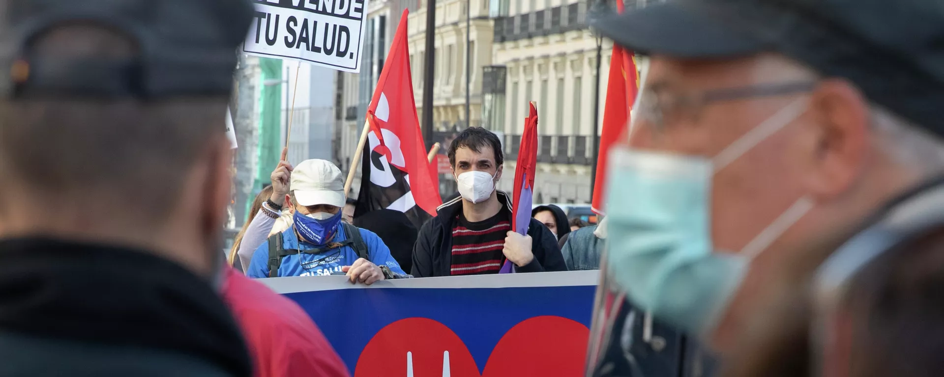 Manifestación a favor de la Sanidad pública. Madrid, 27 de febrero de 2021 Manifestación a favor de la Sanidad pública. Madrid, 27 de febrero de 2021 - Sputnik Mundo, 1920, 15.03.2021