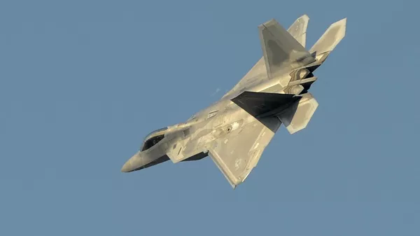 Un F-22 Raptor estadounidense (archivo) - Sputnik Mundo