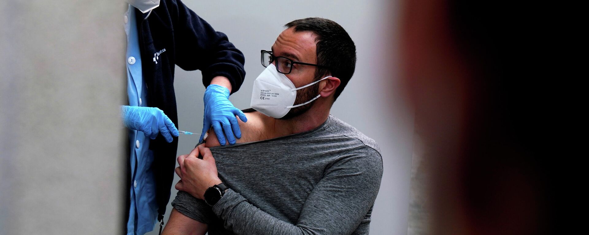 Vacunación contra COVID-19 en San Sebastián, España - Sputnik Mundo, 1920, 17.03.2021
