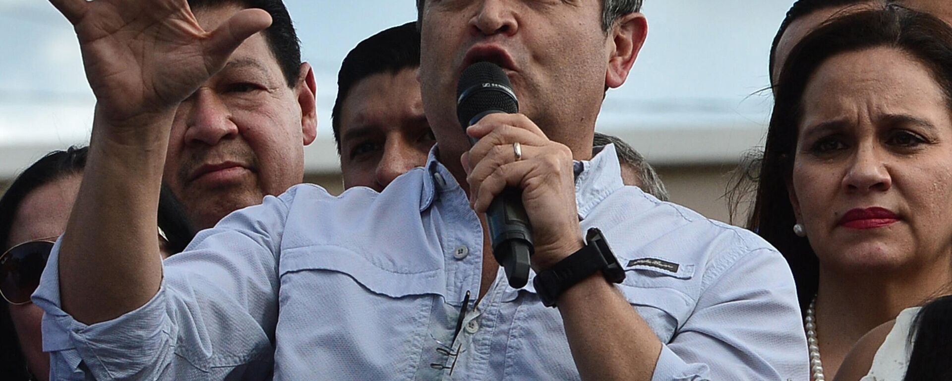 Juan Orlando Hernández, presidente de Honduras Juan Orlando Hernández, presidente de Honduras - Sputnik Mundo, 1920, 17.03.2021