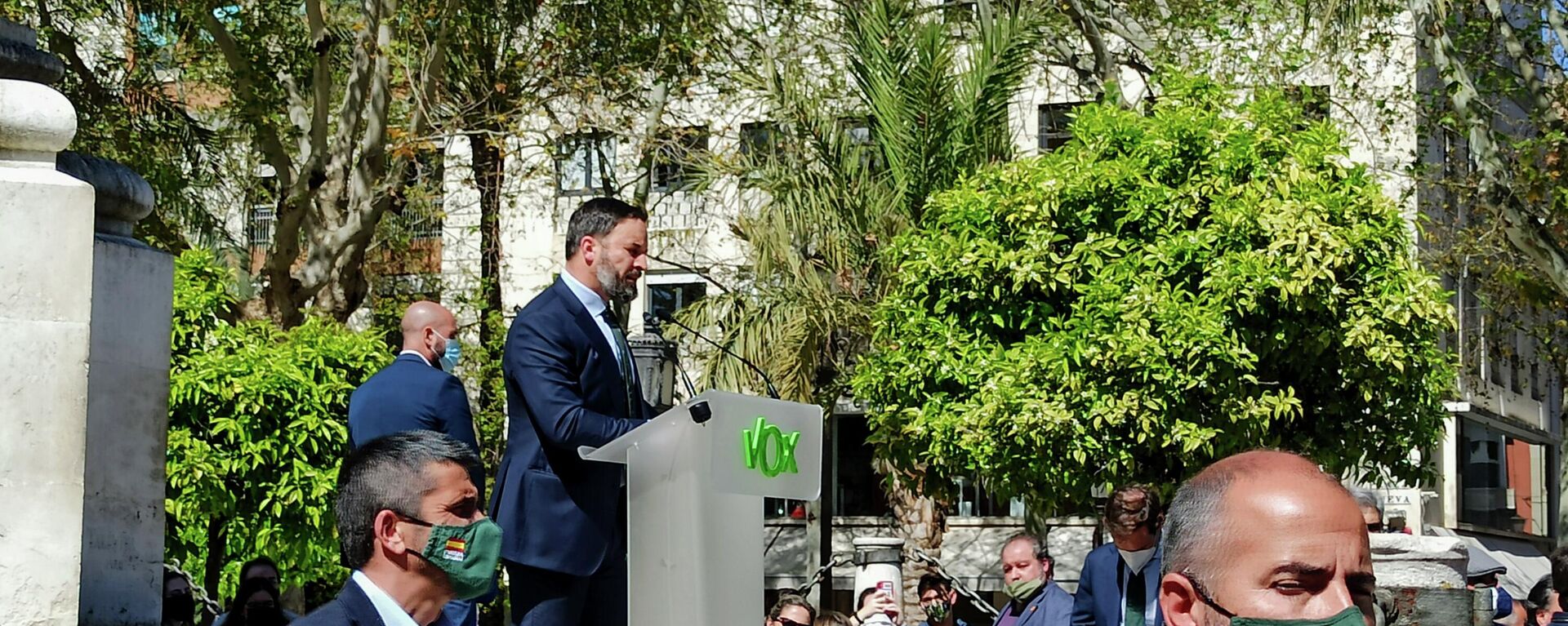 Santiago Abascal se da un baño de masas en Sevilla - Sputnik Mundo, 1920, 18.03.2021