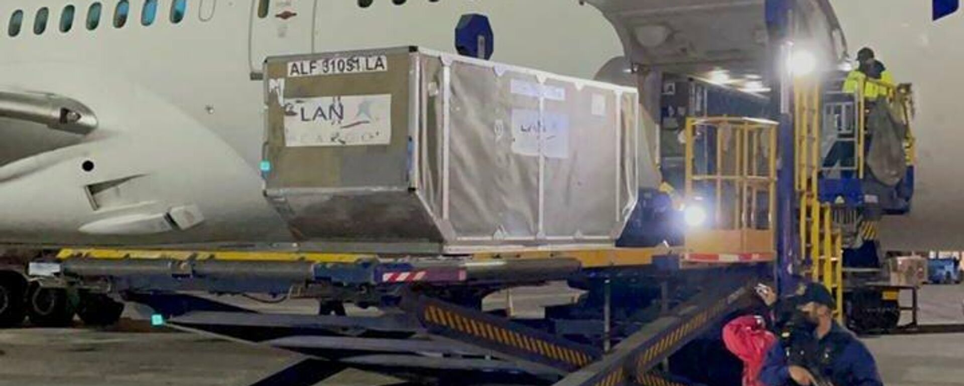 Llegada de vacunas Pfizer a Chile Llegada de vacunas Pfizer a Chile - Sputnik Mundo, 1920, 18.03.2021