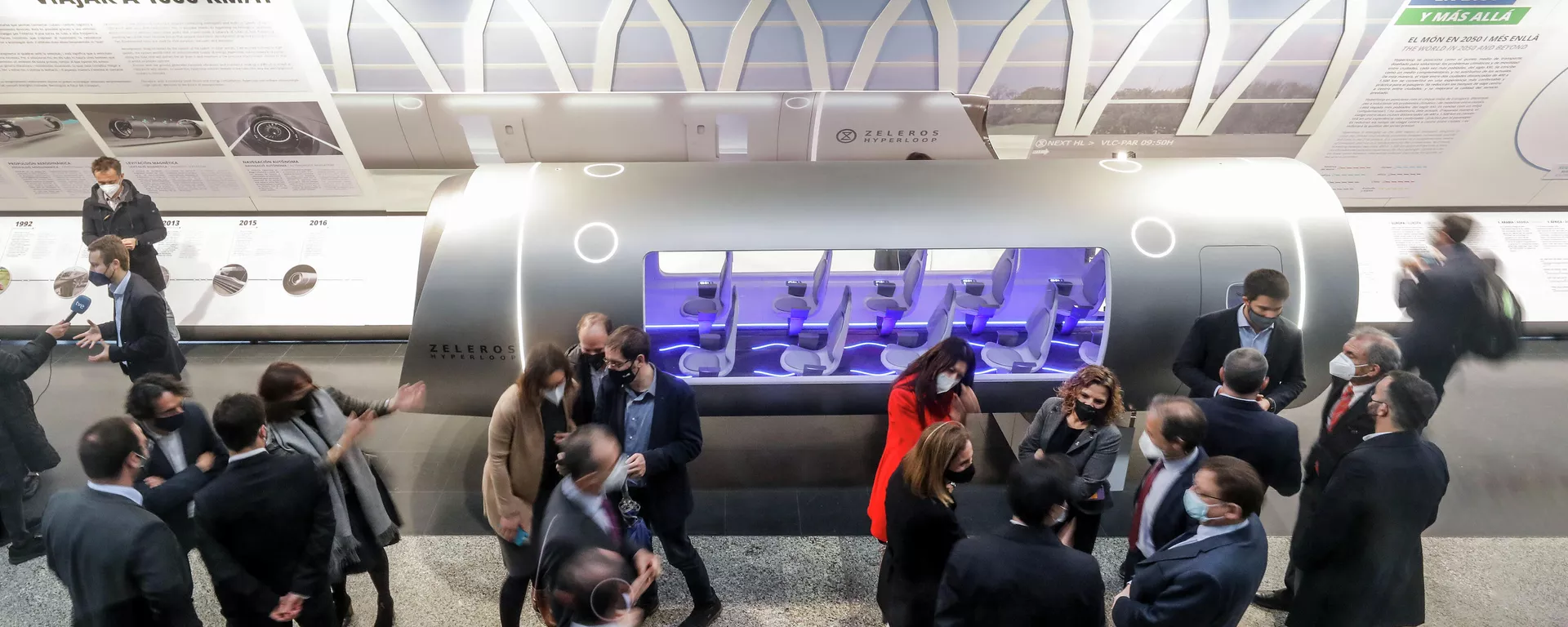 Presentación del vehículo Hyperloop de la empresa Zeleros en Valencia Presentación del vehículo Hyperloop de la empresa Zeleros en Valencia - Sputnik Mundo, 1920, 18.03.2021