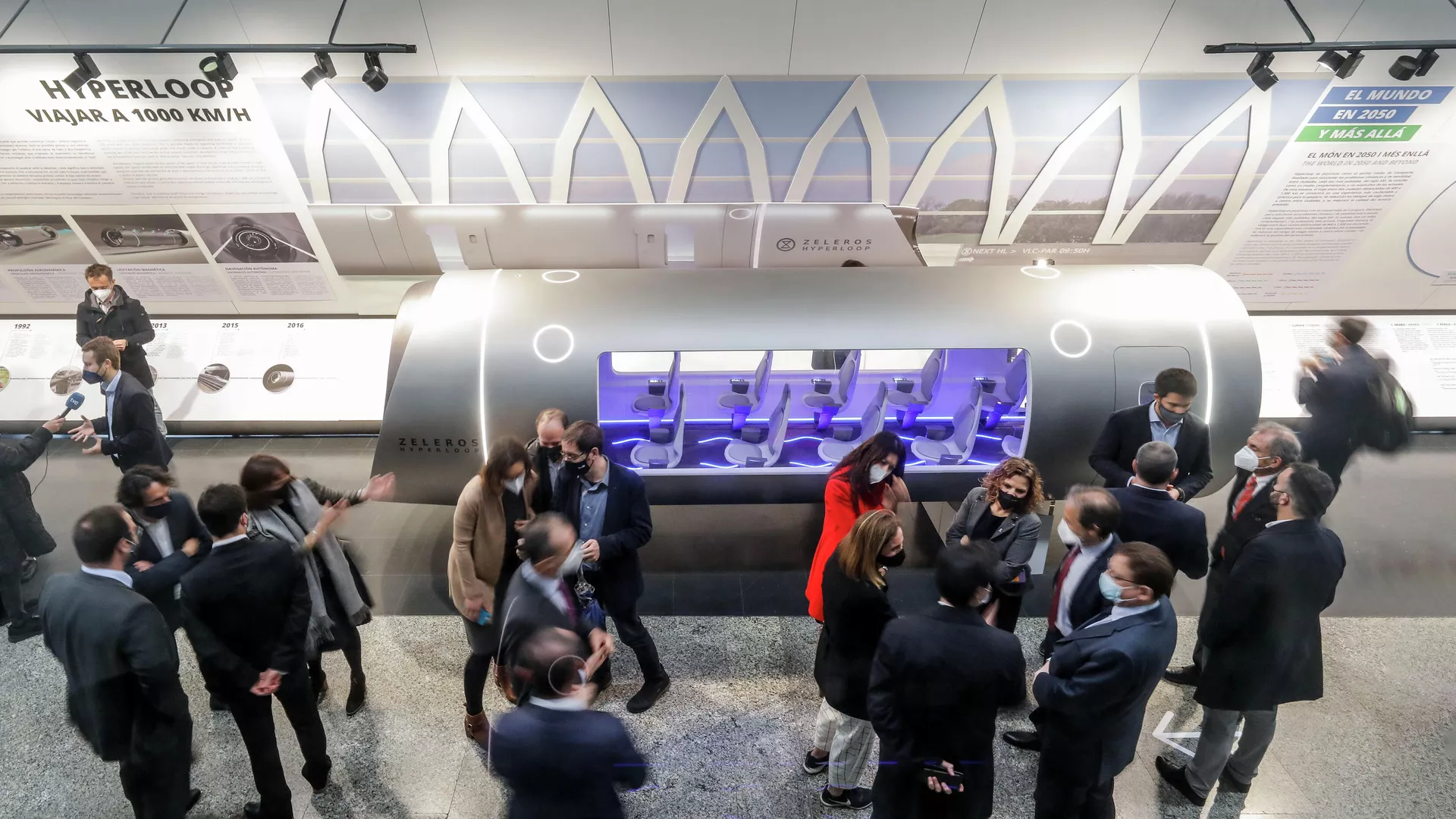 Presentación del vehículo Hyperloop de la empresa Zeleros en Valencia Presentación del vehículo Hyperloop de la empresa Zeleros en Valencia - Sputnik Mundo, 1920, 18.03.2021