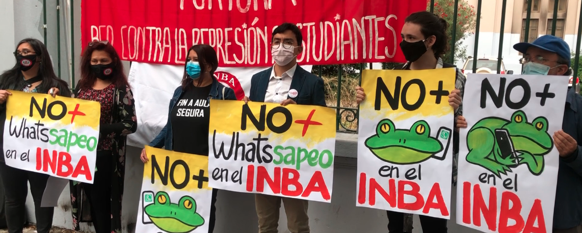 Manifestación frente al INBA - Sputnik Mundo, 1920, 19.03.2021