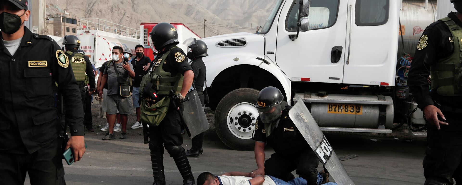 Paro de transportistas de carga en Perú - Sputnik Mundo, 1920, 19.03.2021