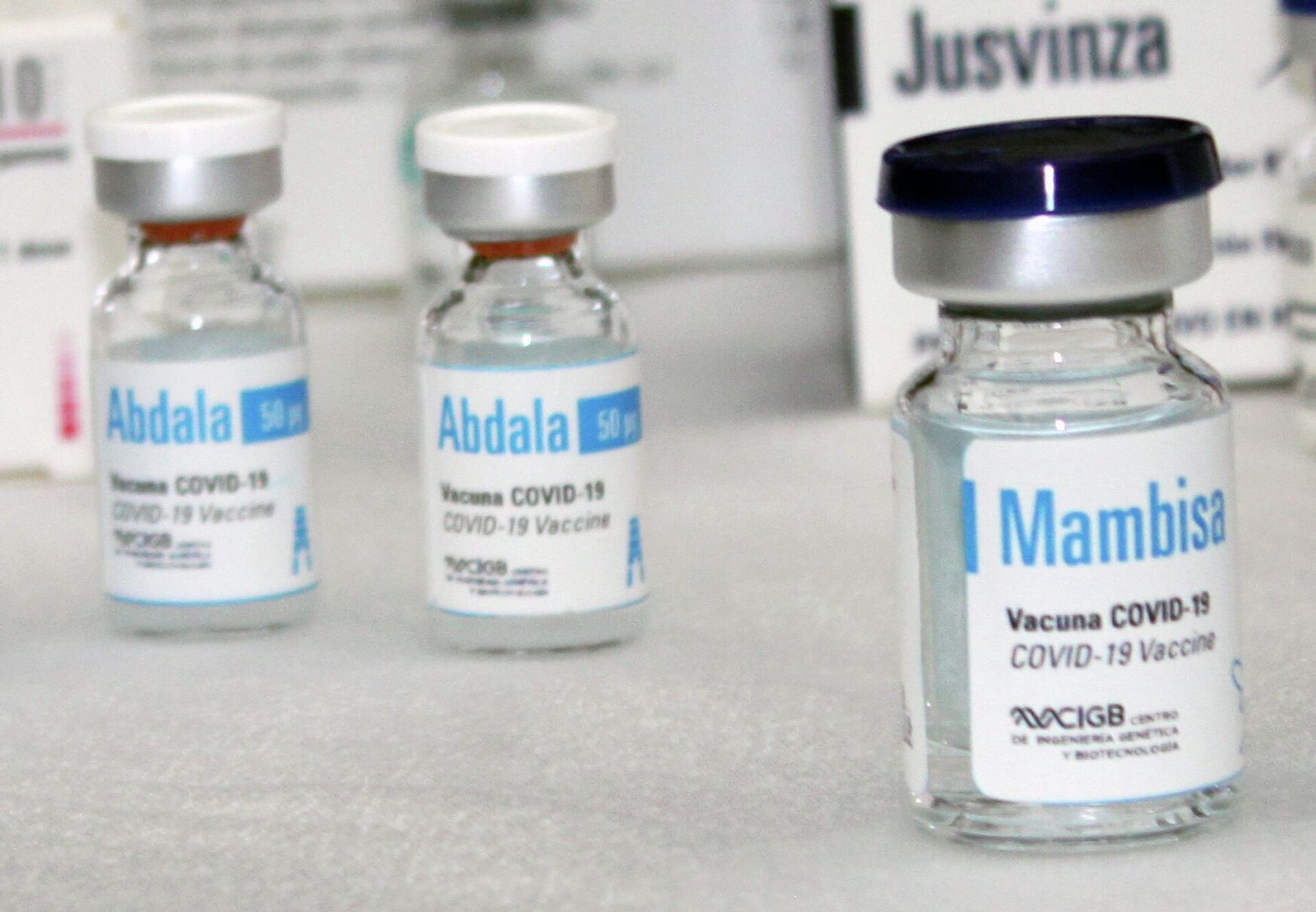 Vacunas Abdala y Mambisa- desarrolladas por el Centro de Ingeniería Genética y Biotecnología de Cuba - Sputnik Mundo, 1920, 19.03.2021