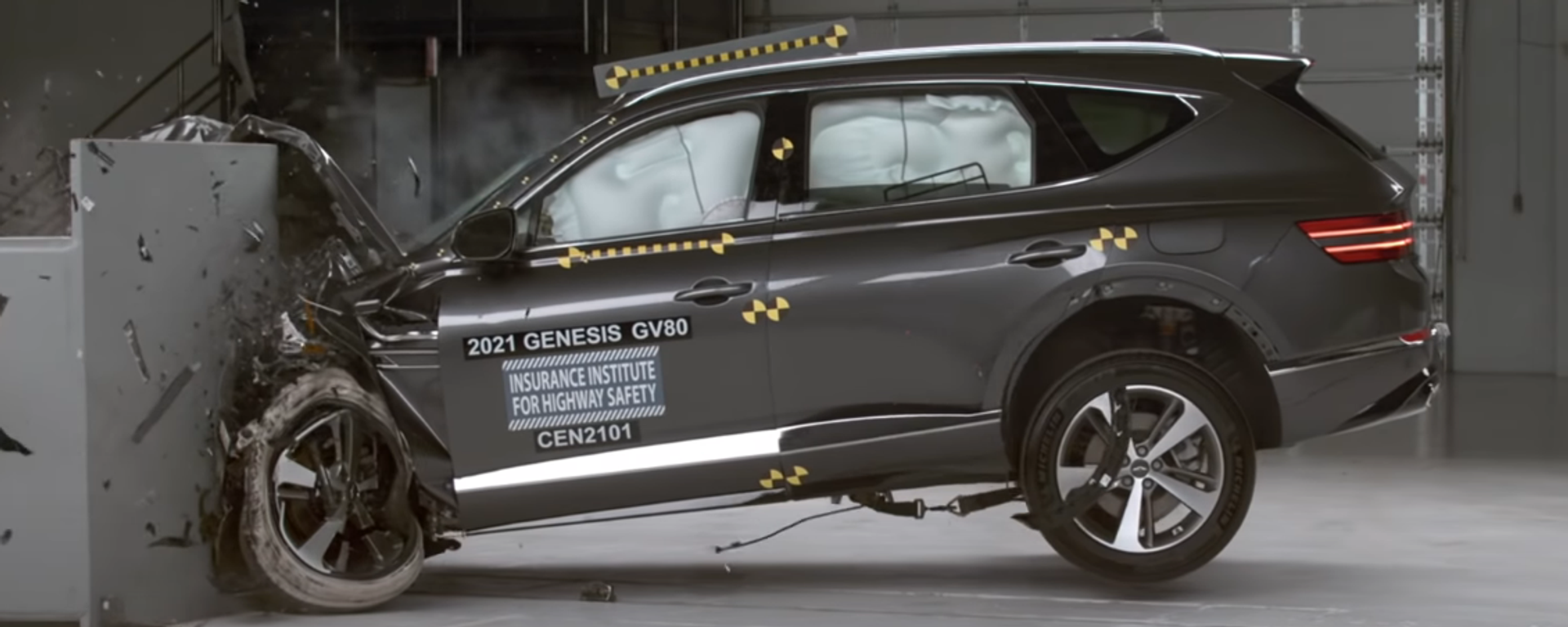 Las pruebas de choque del Genesis GV80 - Sputnik Mundo, 1920, 20.03.2021