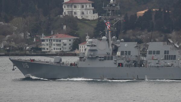 Destructor estadounidense USS Thomas Hudner - Sputnik Mundo