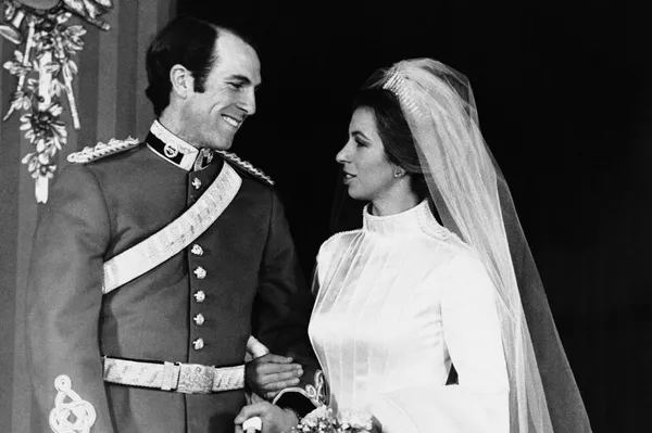 La boda de la princesa Ana y el jinete Mark Phillips, el 14 de noviembre de 1973 La boda de la princesa Ana y el jinete Mark Phillips, el 14 de noviembre de 1973 - Sputnik Mundo