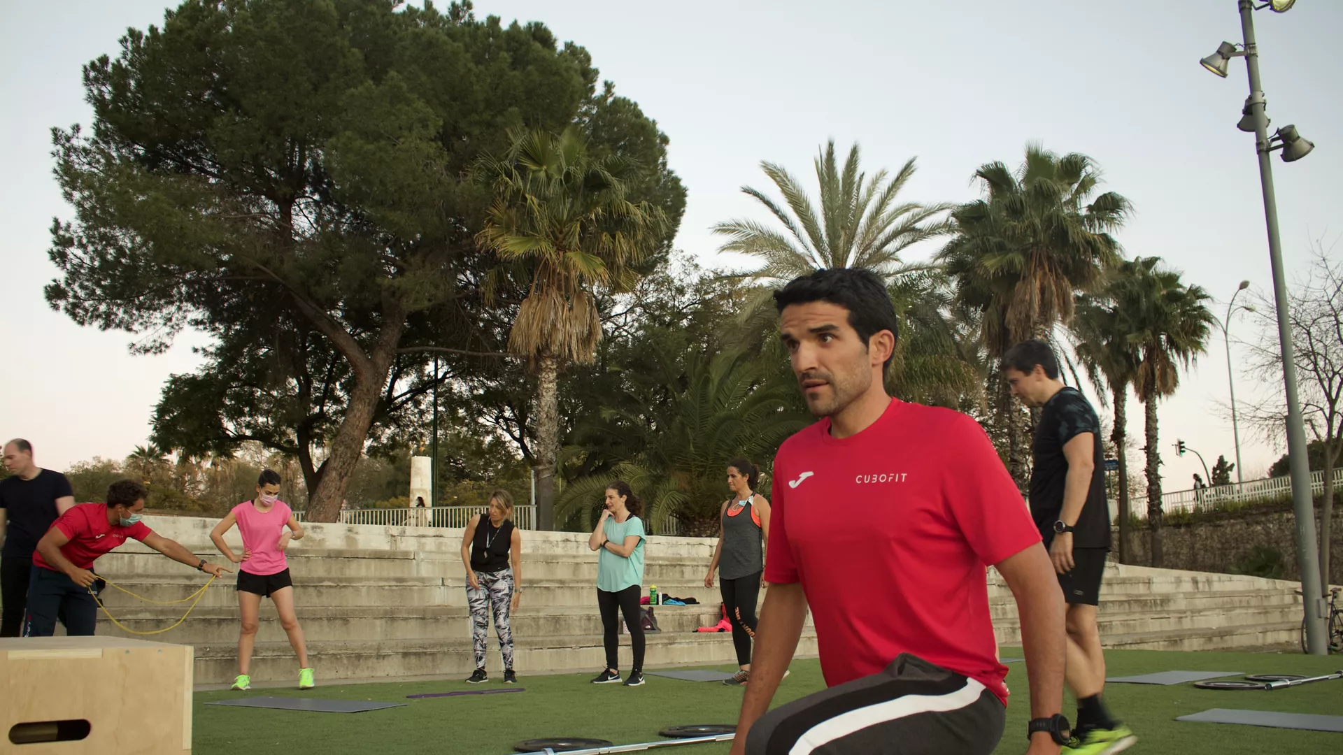 Un entrenamiento en Cubofit Sevilla