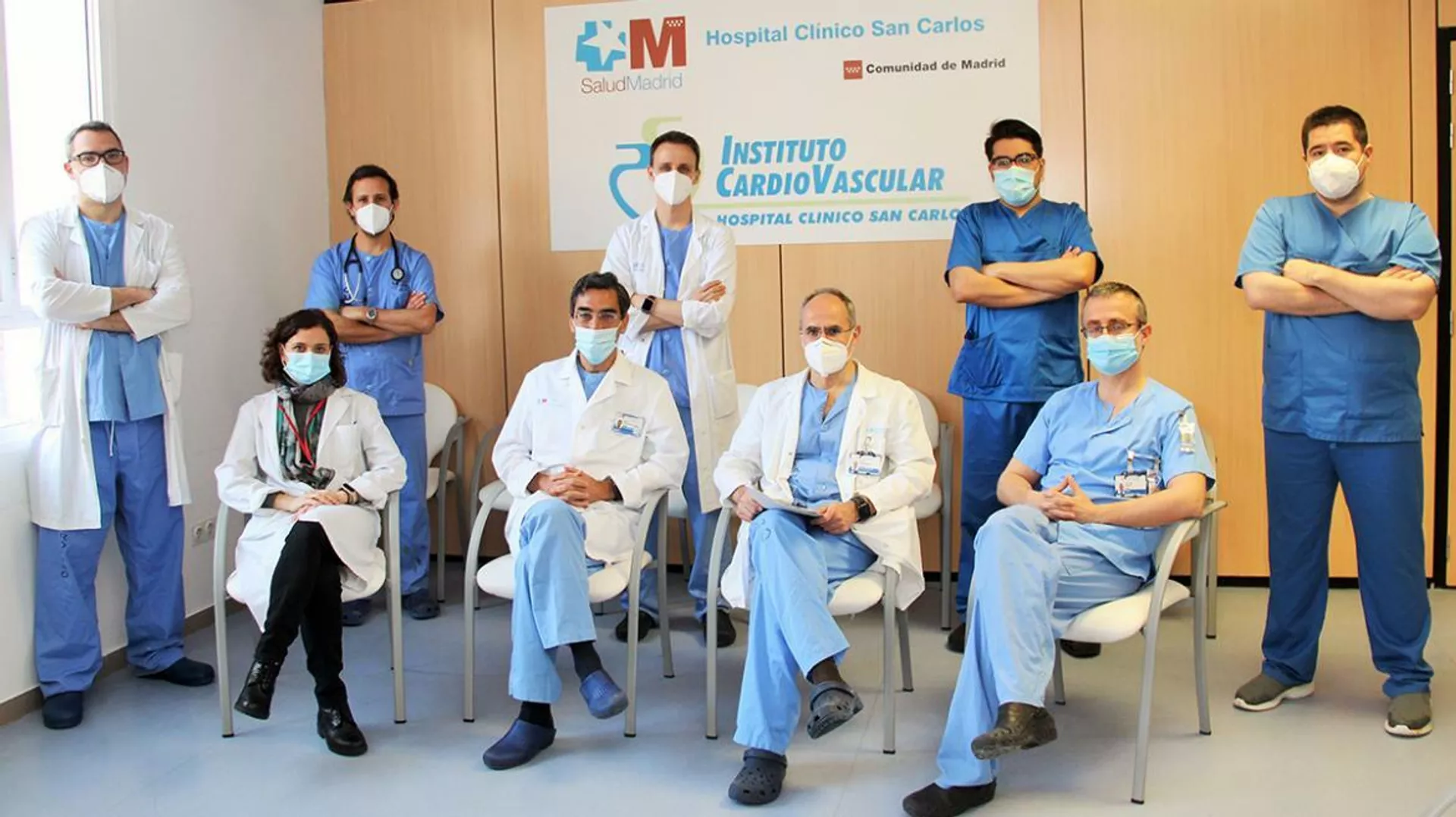 Equipo de de cardiología del Instituto Cardiovascular del Hospital Clínico San Carlos - Sputnik Mundo, 1920, 23.03.2021