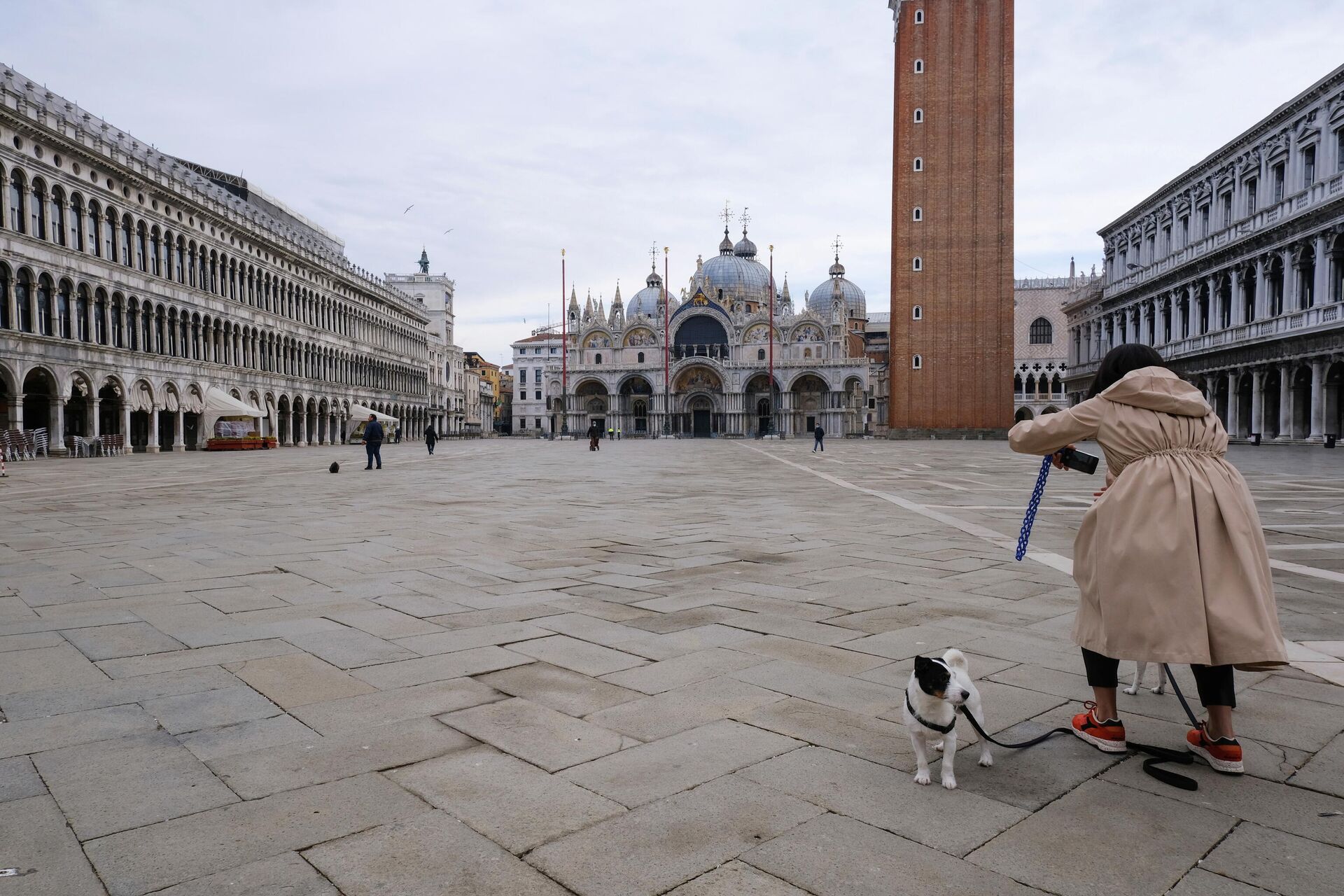 Plaza de San Marcos en Venecia, Italia - Sputnik Mundo, 1920, 25.03.2021