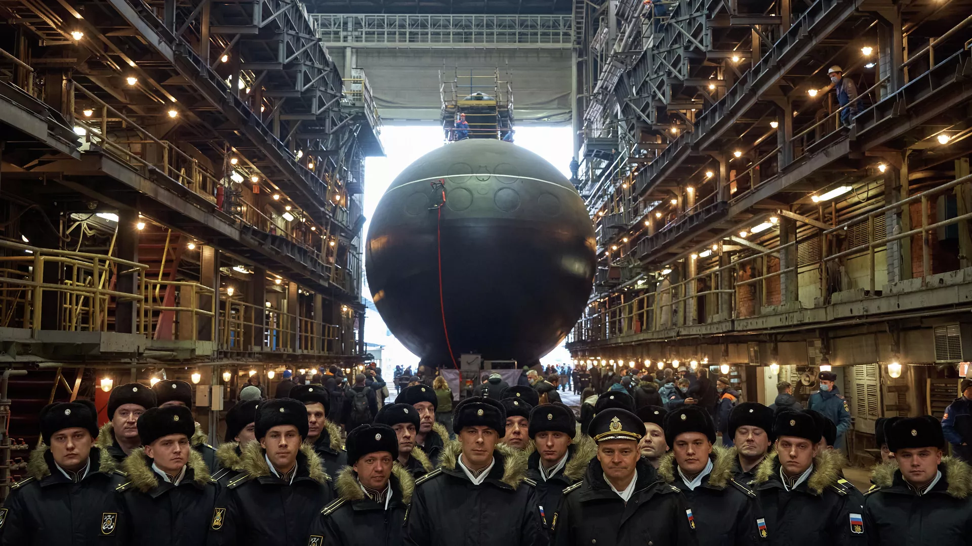 Botadura del submarino ruso Magadan Botadura del submarino ruso Magadan - Sputnik Mundo, 1920, 28.03.2021