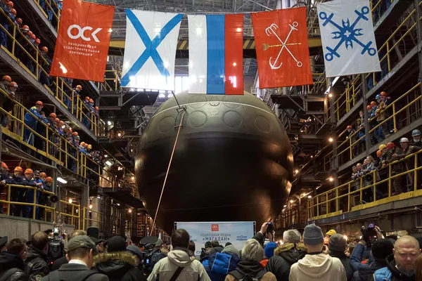 Botadura del submarino ruso Magadan Botadura del submarino ruso Magadan - Sputnik Mundo