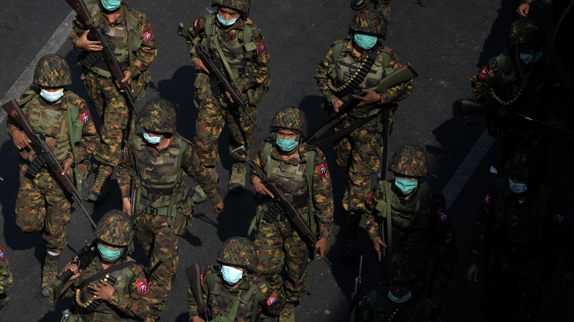 Militares birmanos Militares birmanos - Sputnik Mundo, 1920, 28.03.2021