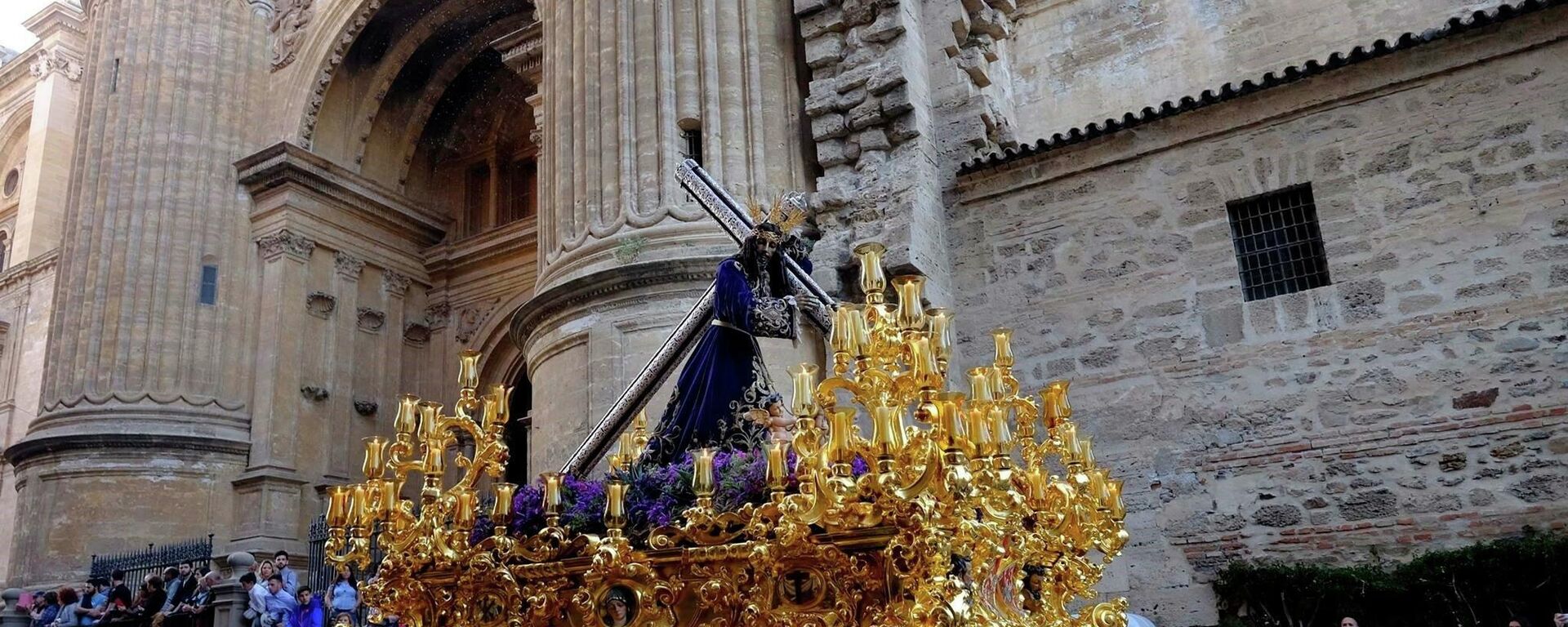 Foto de archivo de la procesión de la cofradía del Rico en Málaga. 23 de marzo de 2018 - Sputnik Mundo, 1920, 31.03.2021