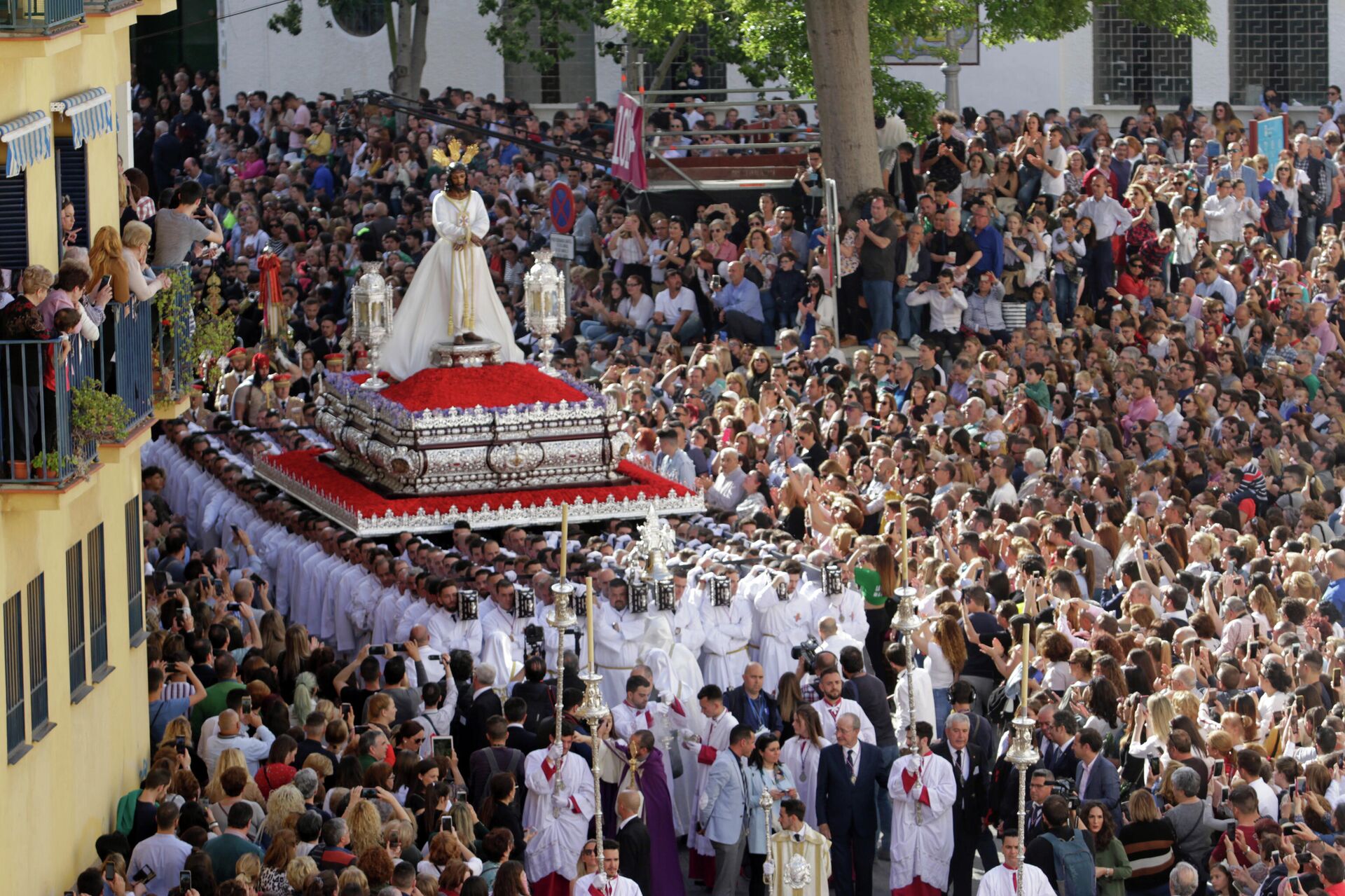Procesión de la cofradía Nuestro Padre Jesús Cautivo, Málaga 2019 - Sputnik Mundo, 1920, 30.03.2021