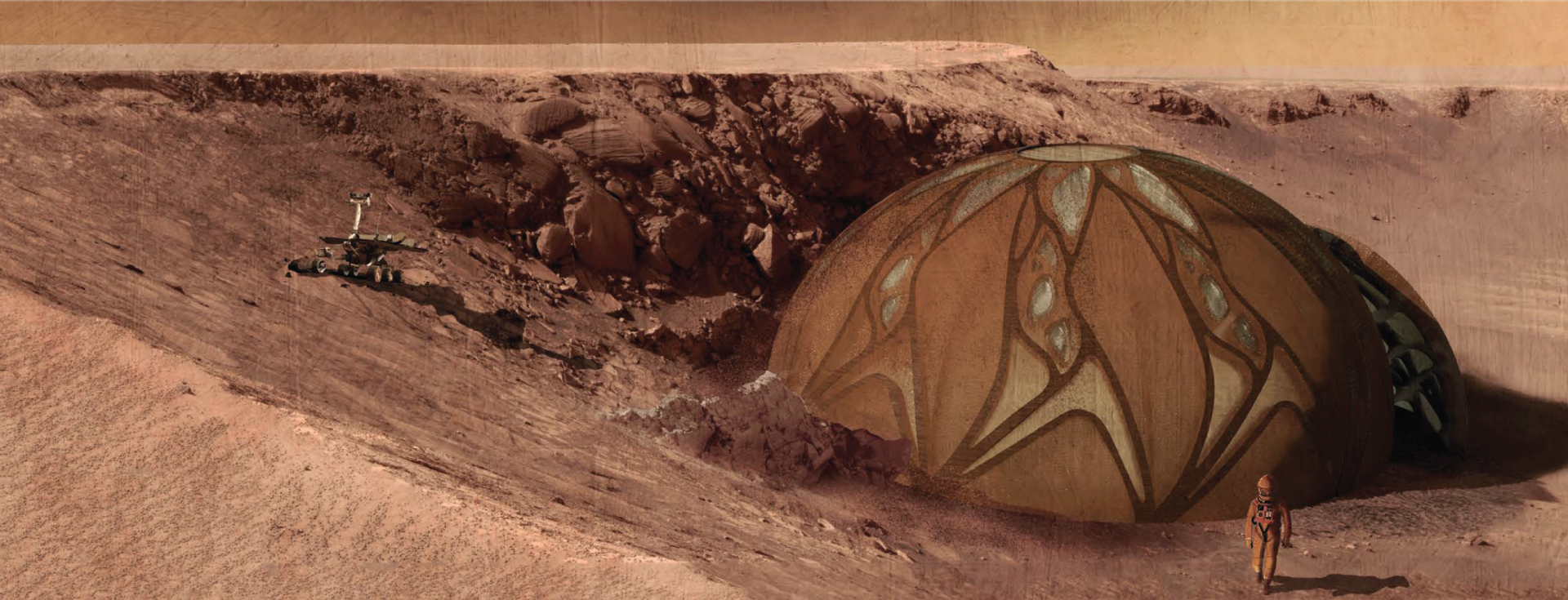 Modelo de la vivienda marciana  - Sputnik Mundo, 1920, 02.04.2021