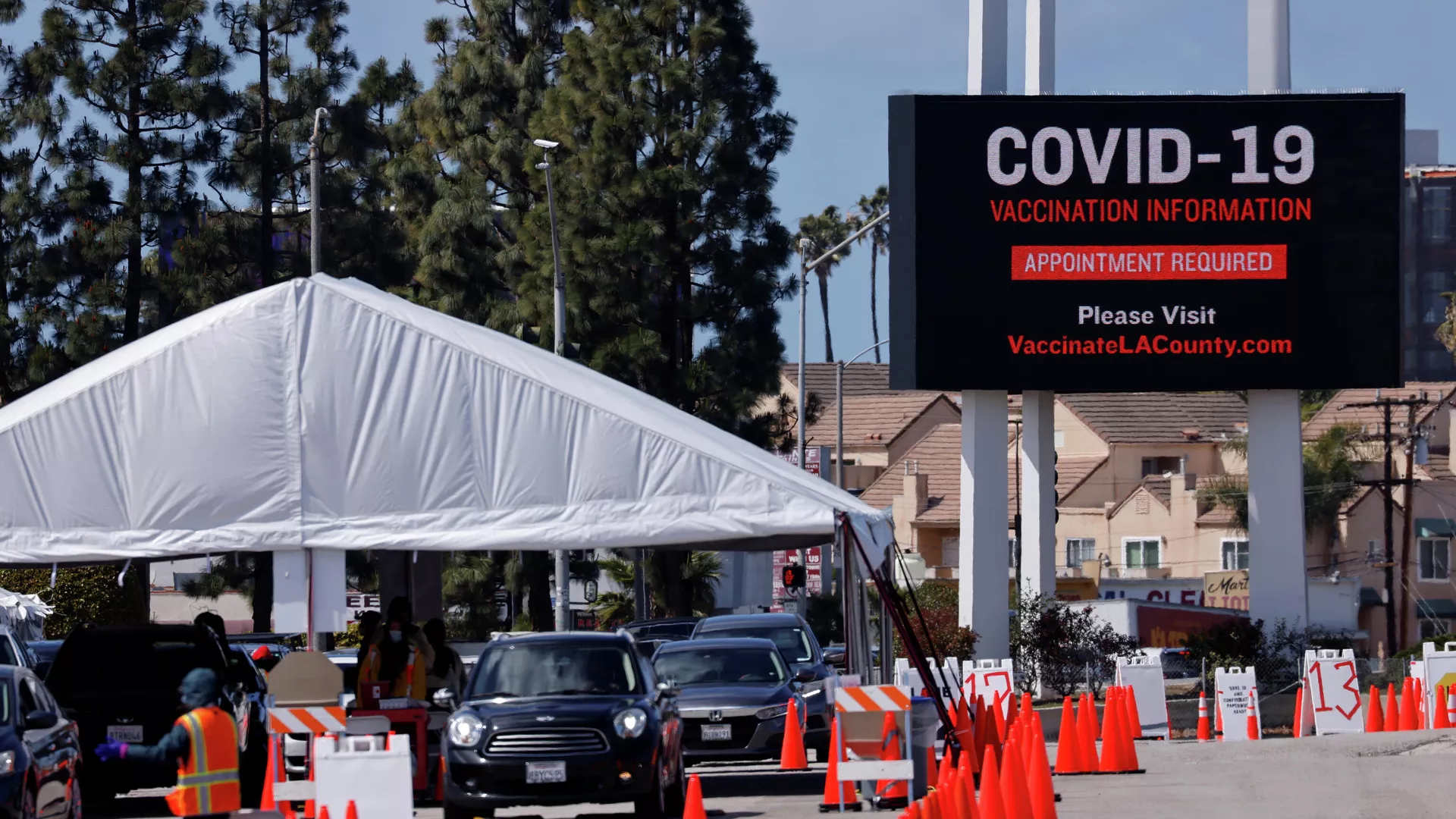 Vacunación contra COVID-19 en Inglewood, EEUU
