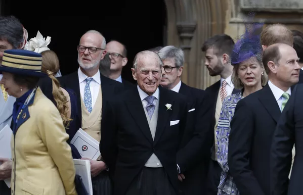 El príncipe Felipe en la boda de Lady Gabriella Windsor y Thomas Kingston, el 18 de mayo de 2019. El príncipe Felipe en la boda de Lady Gabriella Windsor y Thomas Kingston, el 18 de mayo de 2019. - Sputnik Mundo