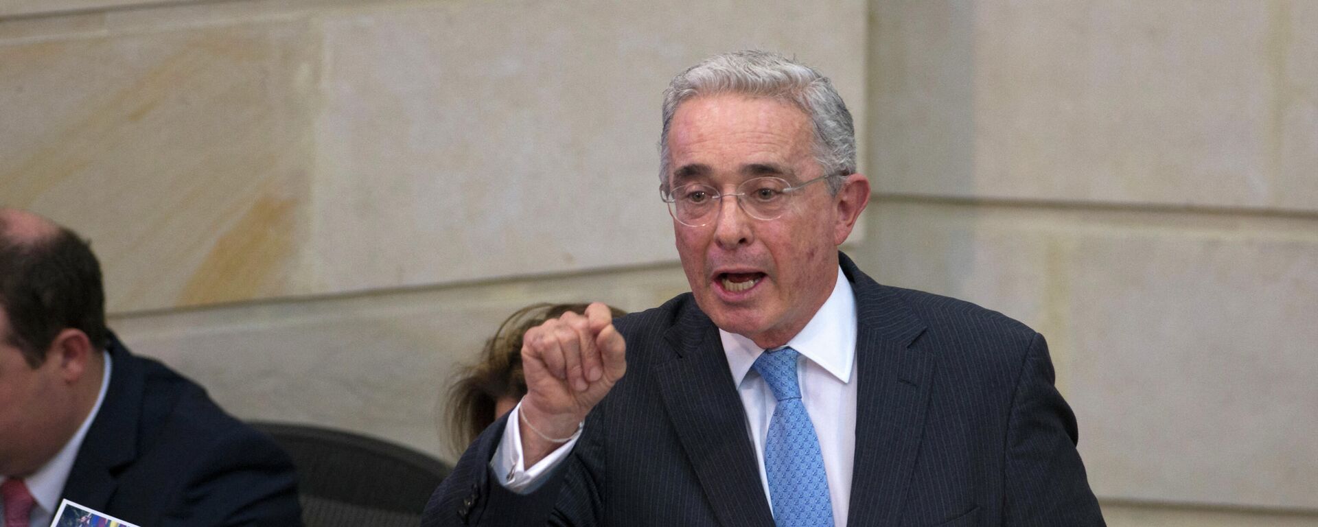 Álvaro Uribe, expresidente y exsenador colombiano Álvaro Uribe, expresidente y exsenador colombiano - Sputnik Mundo, 1920, 09.04.2021