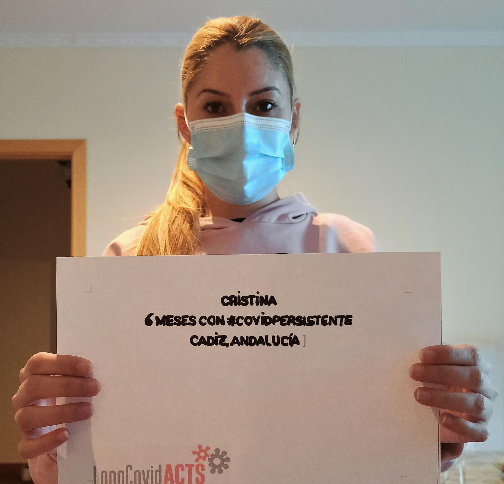 Cristina García, paciente de COVID persistente de 28 años - Sputnik Mundo, 1920, 13.04.2021