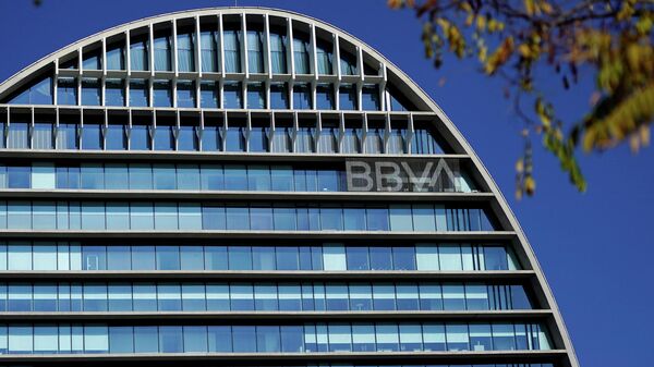 Logo del Banco Bilbao Vizcaya Argentaria (BBVA)  - Sputnik Mundo