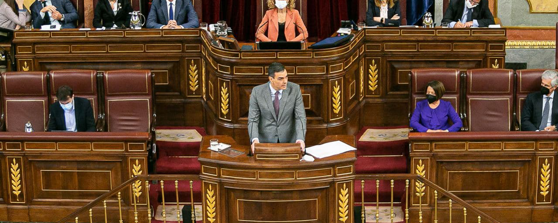 El presidente del Gobierno, Pedro Sánchez, comparece en el Congreso de los Diputados
 - Sputnik Mundo, 1920, 14.04.2021