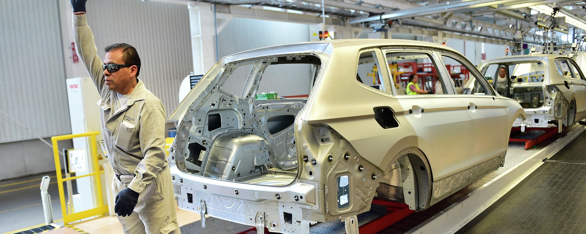 Fábrica de Volkswagen en Puebla, México - Sputnik Mundo, 1920, 14.04.2021
