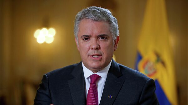 Iván Duque, presidente de Colombia - Sputnik Mundo