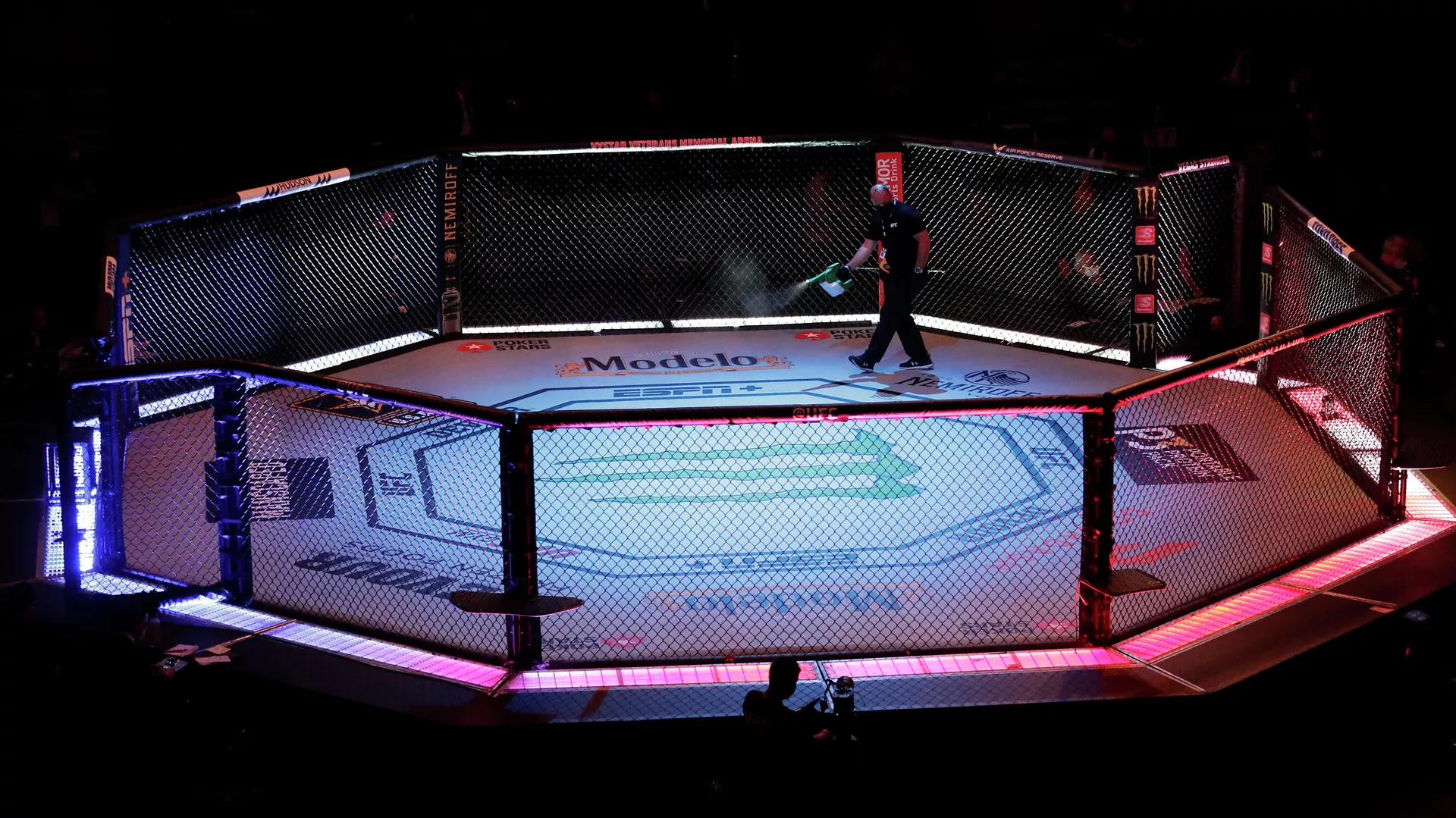 Un octógono de MMA