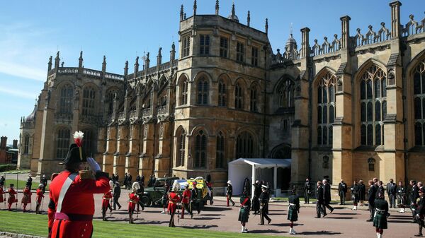 El funeral del príncipe británico Felipe en Windsor - Sputnik Mundo