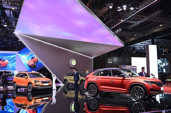 Los coches Skoda en el XIX Salón Internacional del Automóvil de Shanghái. - Sputnik Mundo