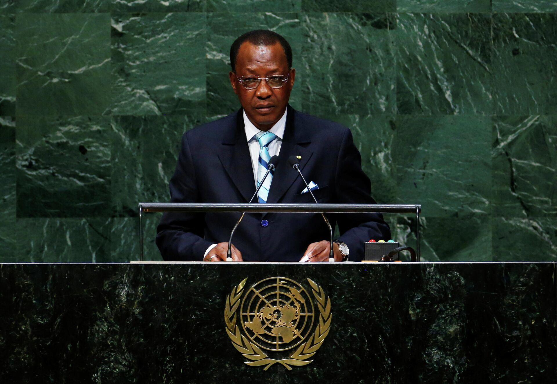 Idriss Deby en la 69 Asamblea General de la ONU (archivo) - Sputnik Mundo, 1920, 20.04.2021