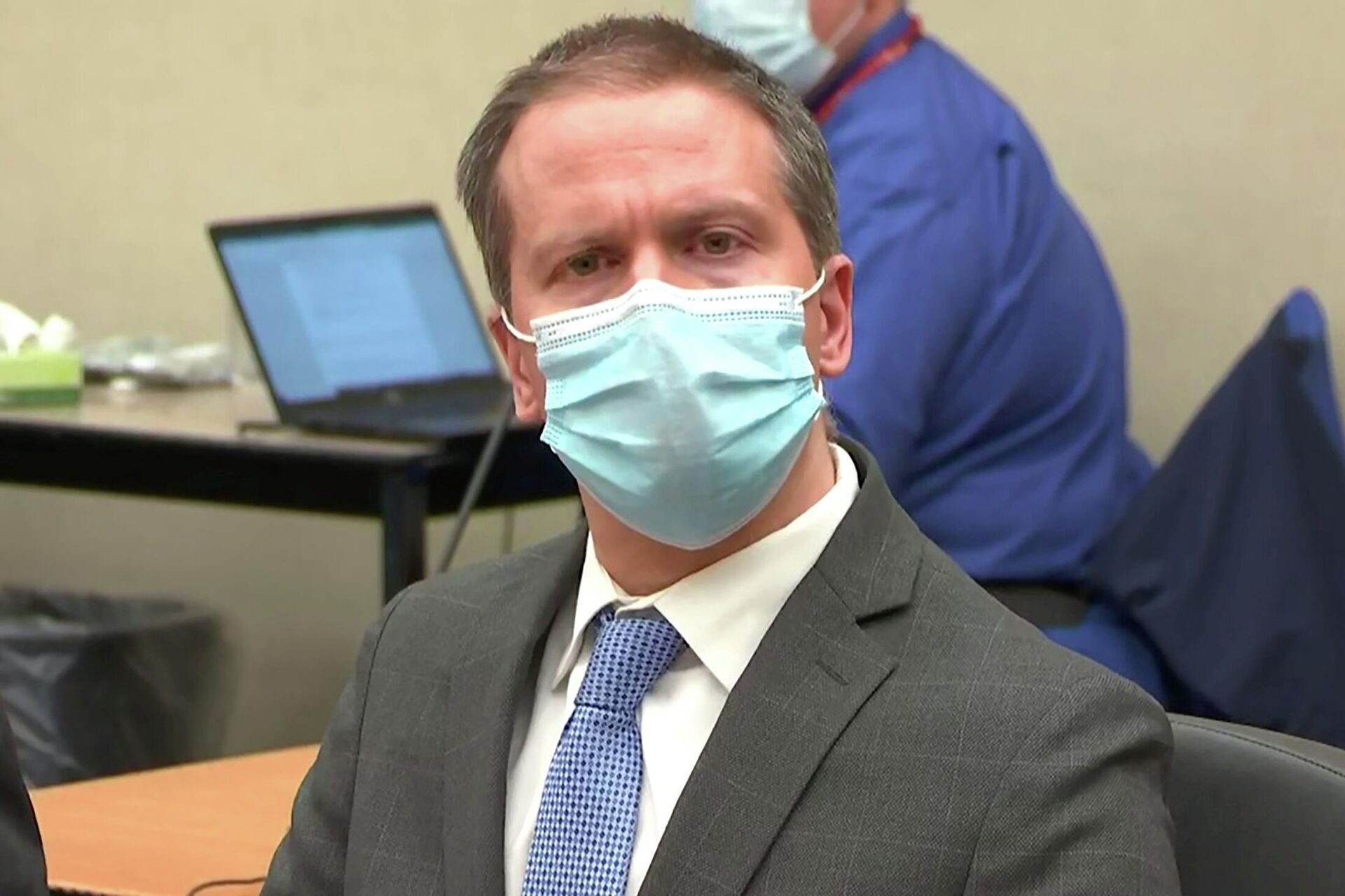 Derek Chauvin, exoficial de policía de Minéapolis, durante su juicio - Sputnik Mundo, 1920, 06.05.2021