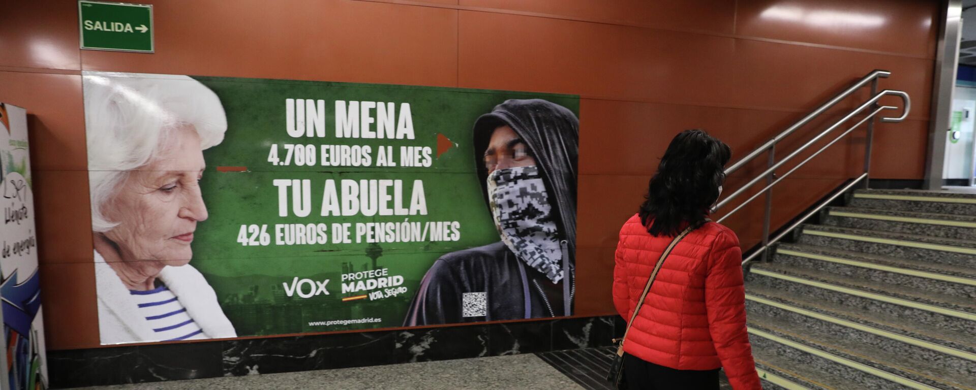 Cartel electoral de Vox en Madrid - Sputnik Mundo, 1920, 21.04.2021