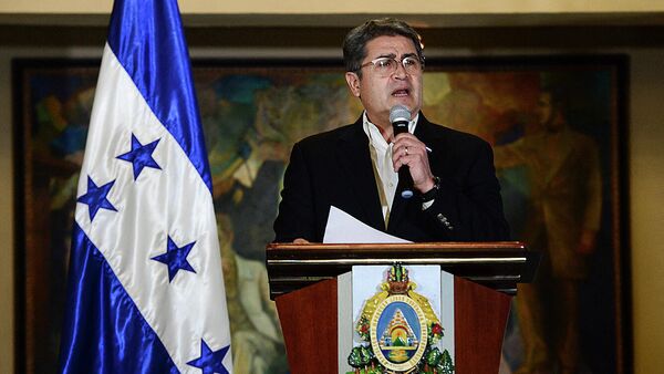 Juan Orlando Hernández, presidente de Honduras - Sputnik Mundo