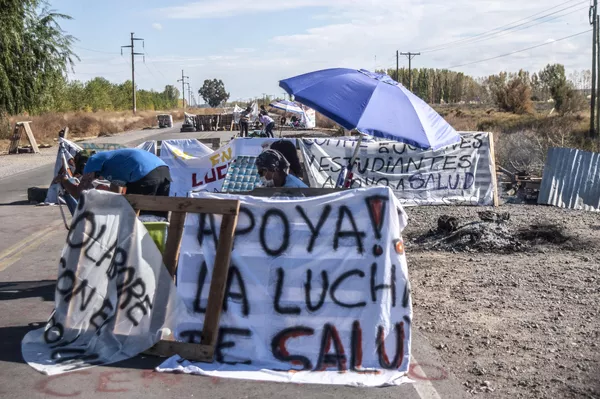 Corte de ruta en Neuquén. - Sputnik Mundo