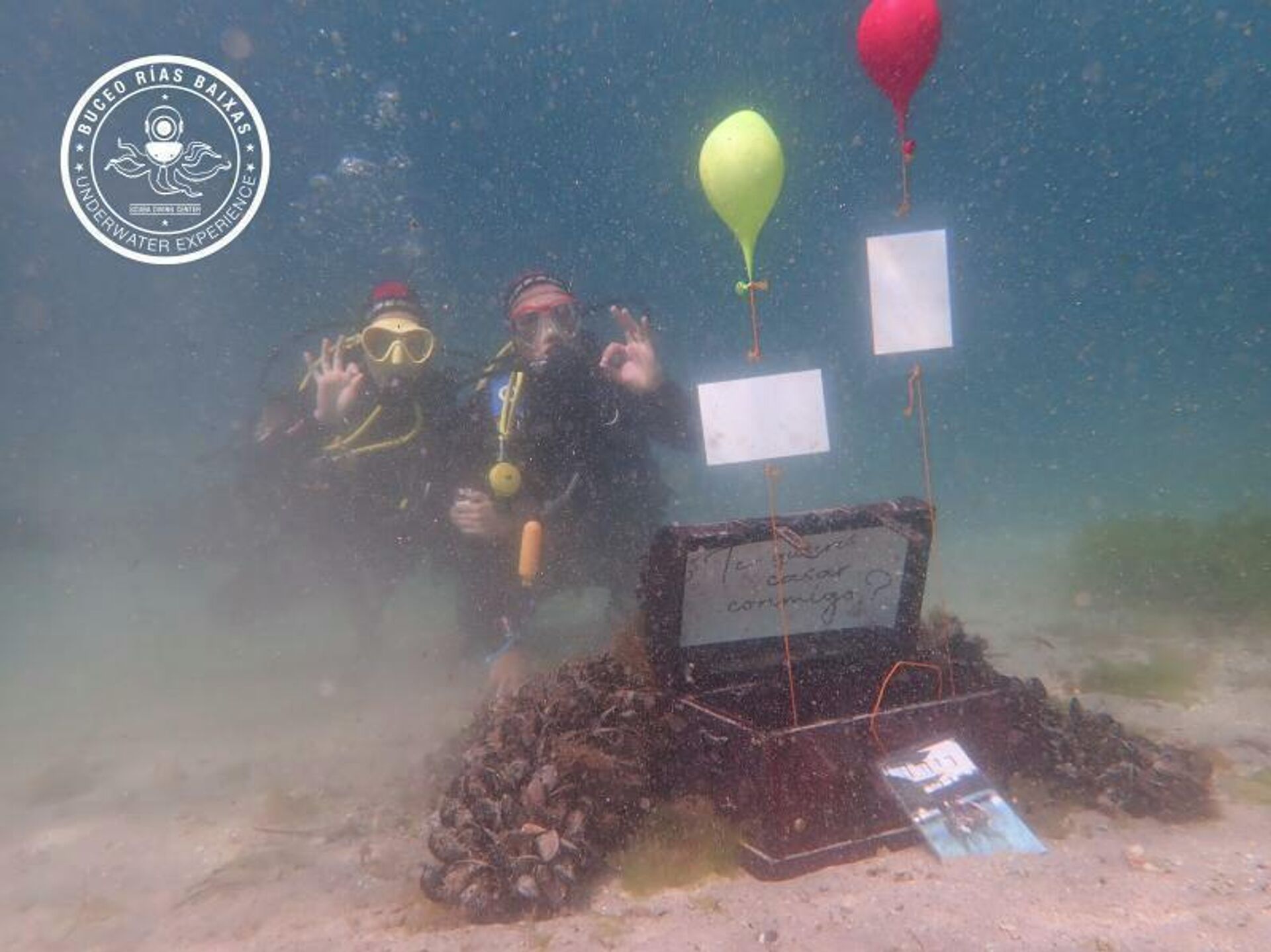 Adrián Vázquez y Tamara Fraga bajo el agua - Sputnik Mundo, 1920, 22.04.2021