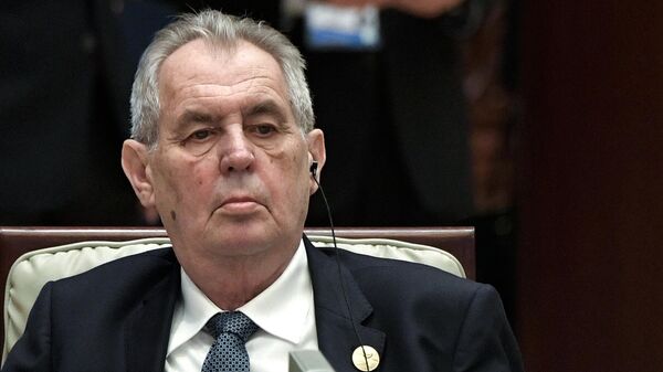 Milos Zeman, presidente de Chequia - Sputnik Mundo