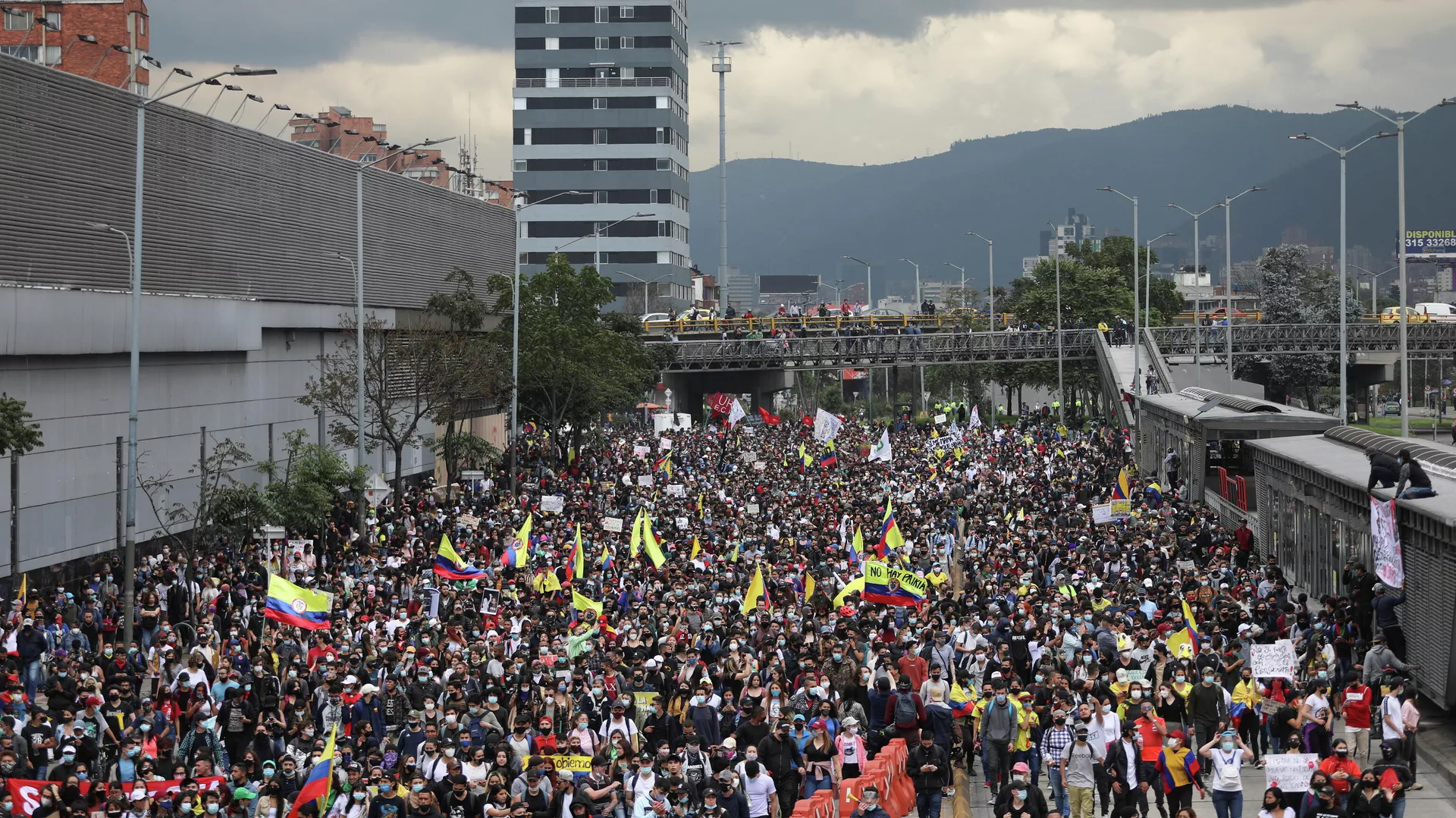Protest en Colombia