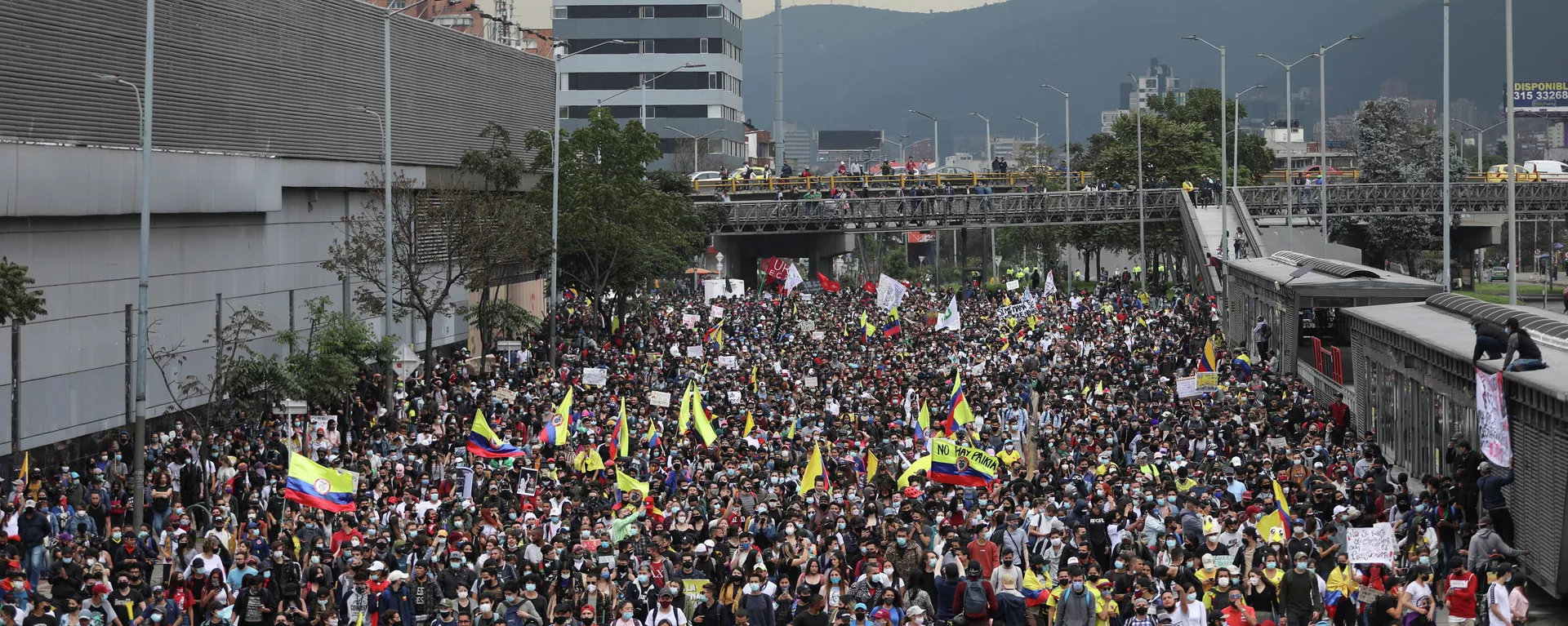 Protest en Colombia Protest en Colombia - Sputnik Mundo, 1920, 28.04.2021