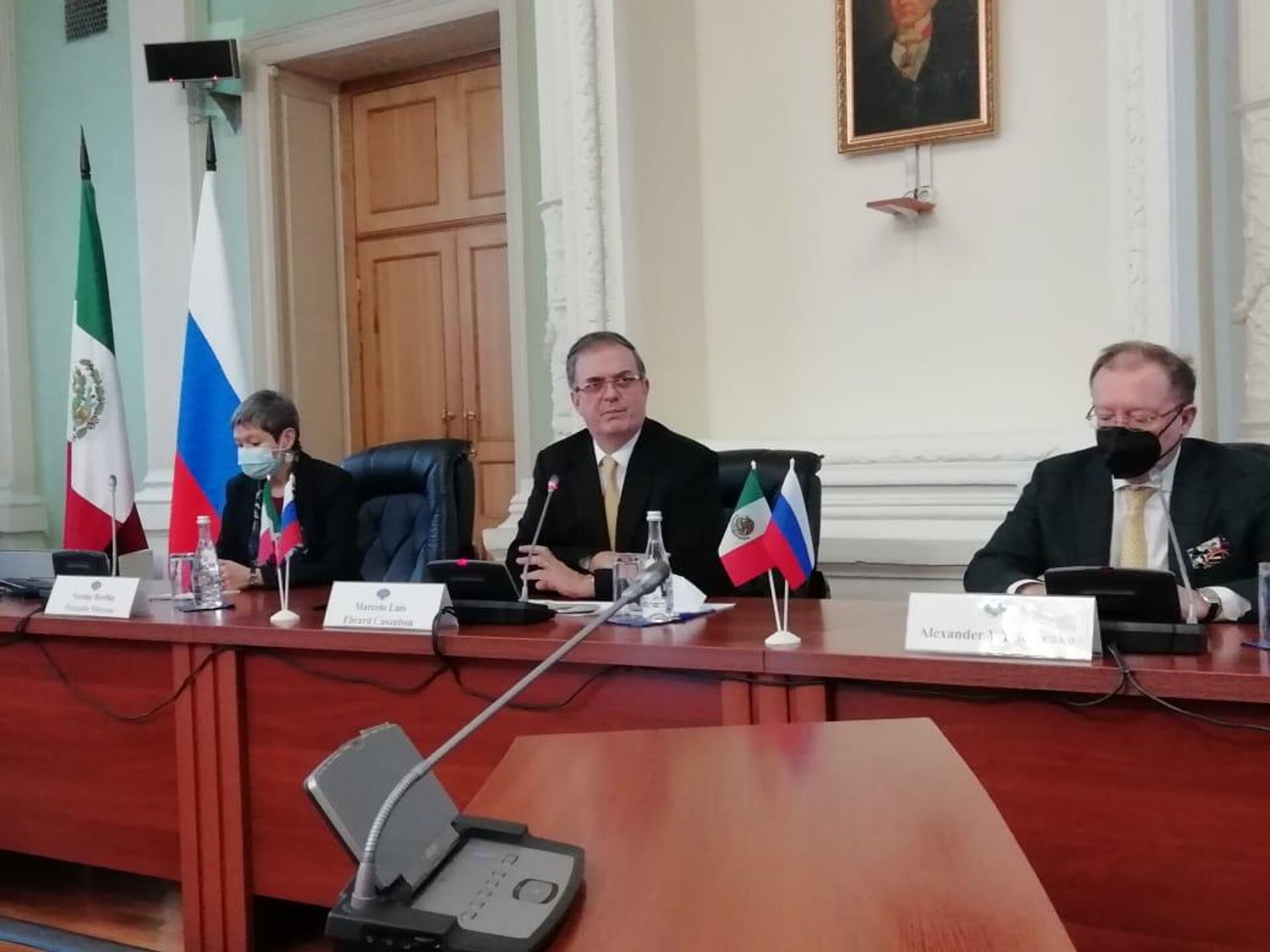 La visita del Secretario de Relaciones Exteriores de México, Marcelo Ebrard a Rusia La visita del Secretario de Relaciones Exteriores de México, Marcelo Ebrard a Rusia - Sputnik Mundo, 1920, 29.04.2021