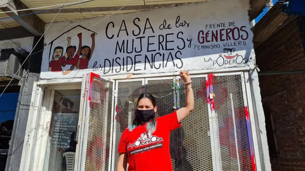 Mabel Arreguez, coordinadora educativa del nodo digital de La Poderosa en Villa 21-24 - Sputnik Mundo