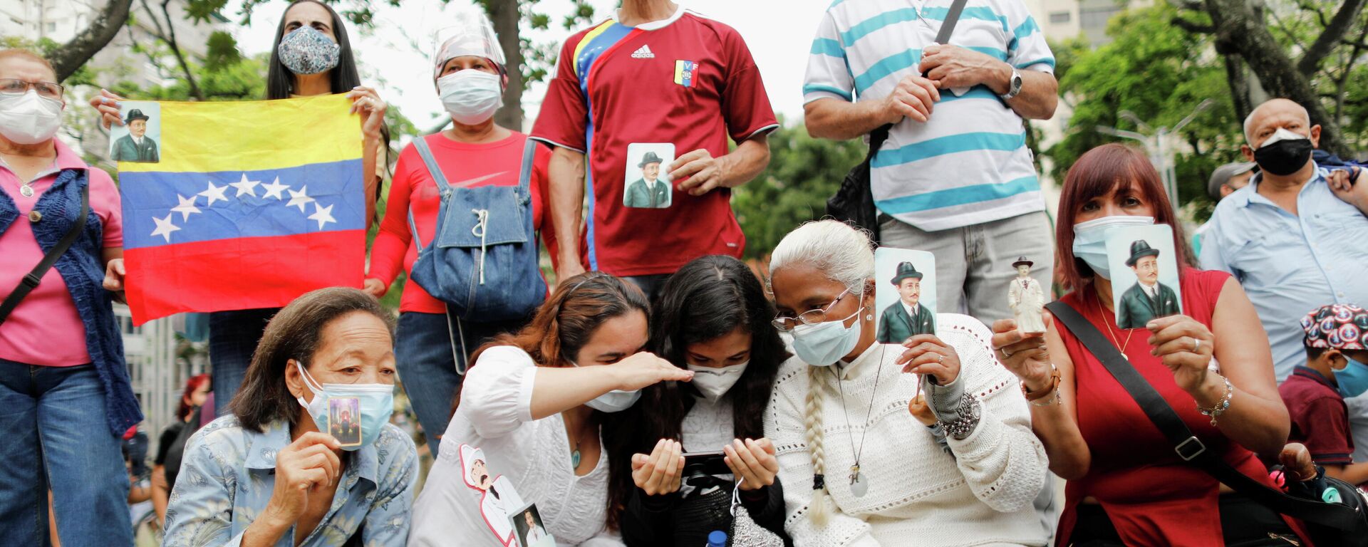 Seguidores de José Gregorio Hernández en Caracas - Sputnik Mundo, 1920, 30.04.2021
