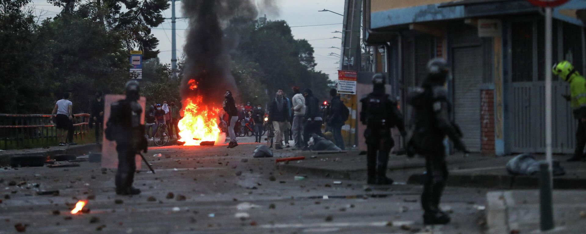 Protestas en Bogotá, Colombia - Sputnik Mundo, 1920, 17.05.2021