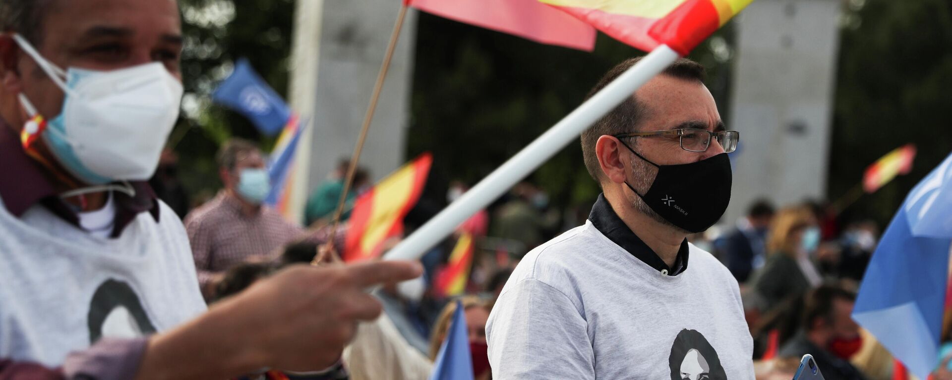 El cierre de campaña de las elecciones regionales en Madrid, España - Sputnik Mundo, 1920, 02.05.2021