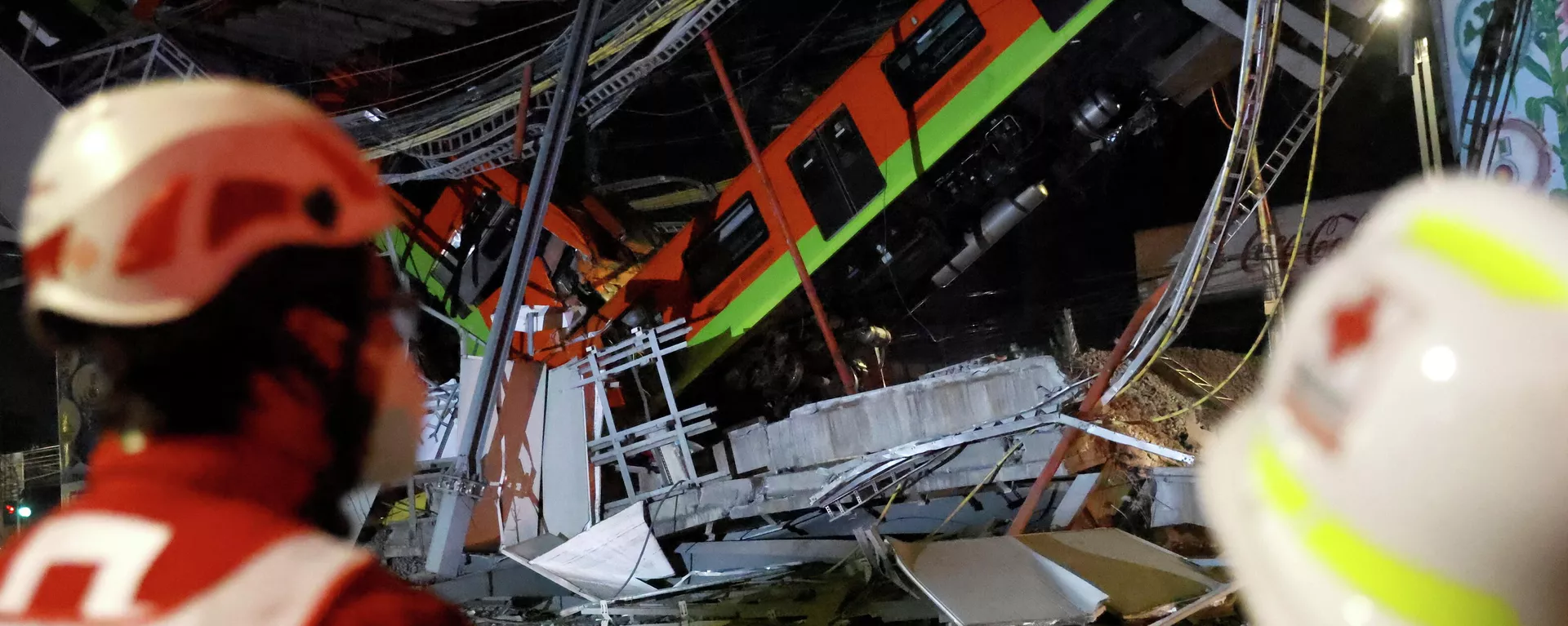 Se desploma un puente de metro de la Ciudad de México Se desploma un puente de metro de la Ciudad de México - Sputnik Mundo, 1920, 25.05.2021